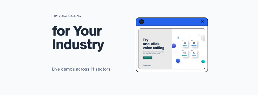 TryWebCallHub — Try one-click voice calling for your industry